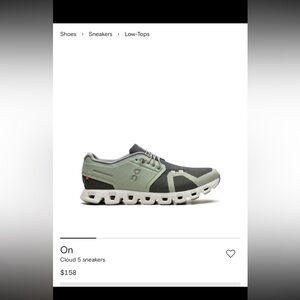 On Running Cloud 5 Combo leaf/eclipse sz 11 mens new in box